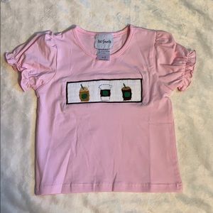Starbucks Smocked Top